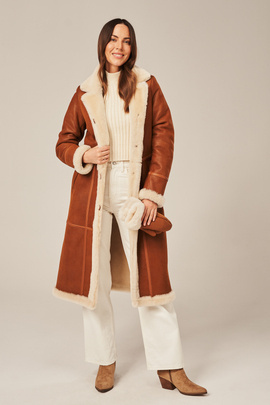 Shearling Mantel für Damen