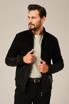 Lederjacke Herren Bomber