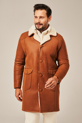 Herren Lammfellmantel Winter