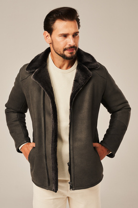 Herren Lammfelljacke