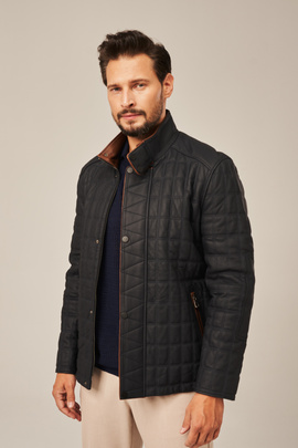 Lederjacke gesteppt herren