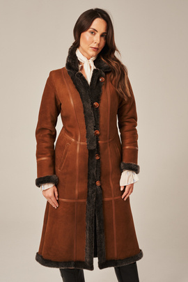 Shearling Mantel für Damen
